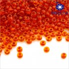 Rokajl Preciosa 9/0 oranžová s prieťahom 10 g (16/345)